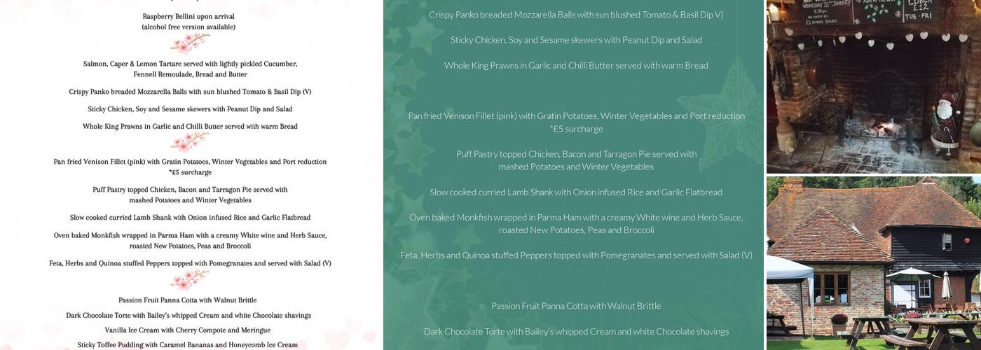 The Yew Tree Menu