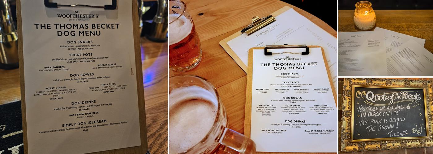 Thomas Becket Menu