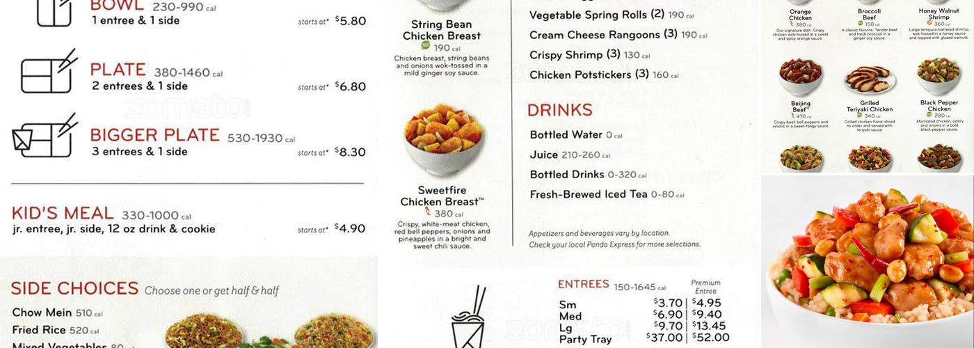 Panda Express Menu