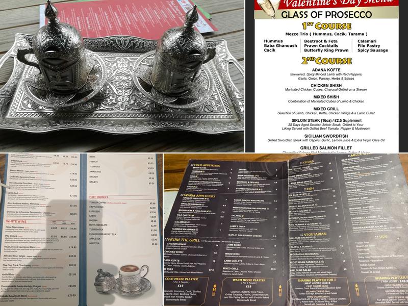 Mezze bar&grill Menu