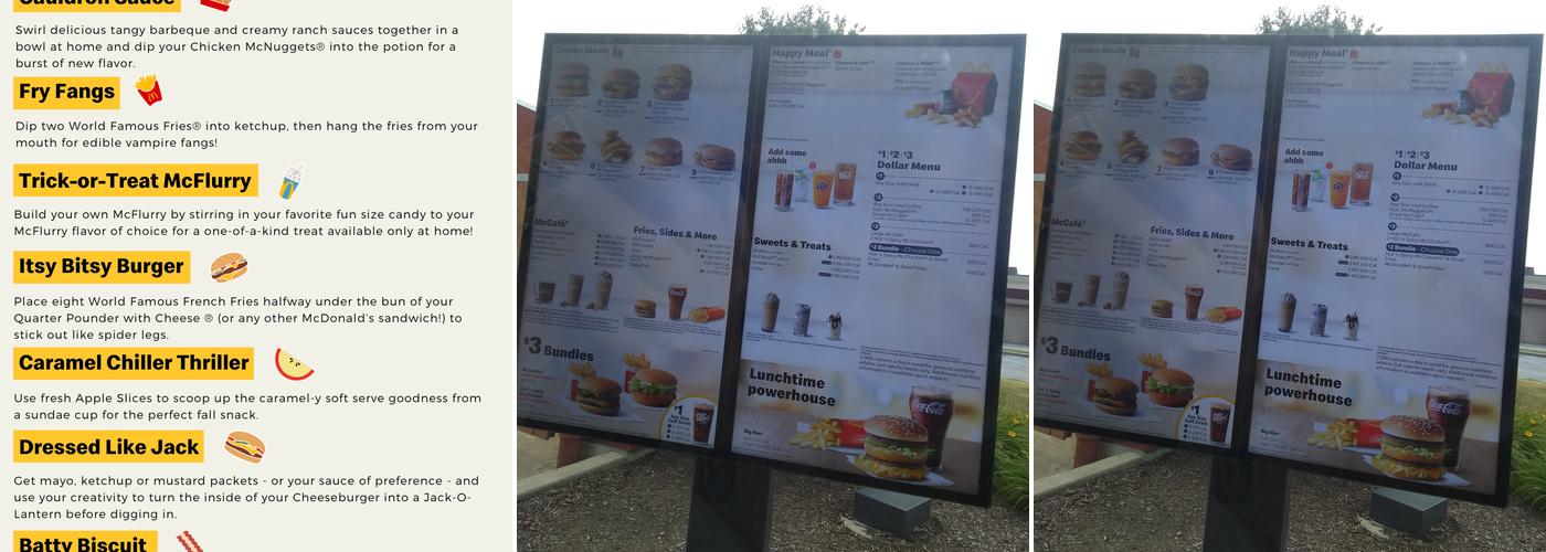 McDonald's Menu