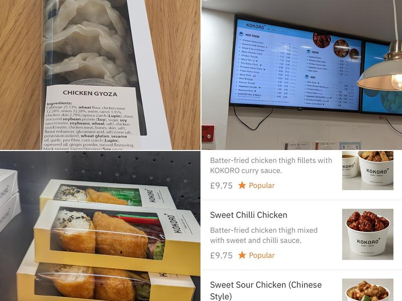 KOKORO Canterbury Menu