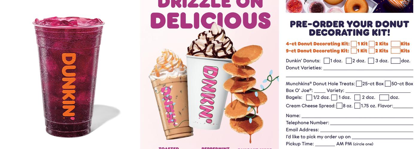 Dunkin' Menu