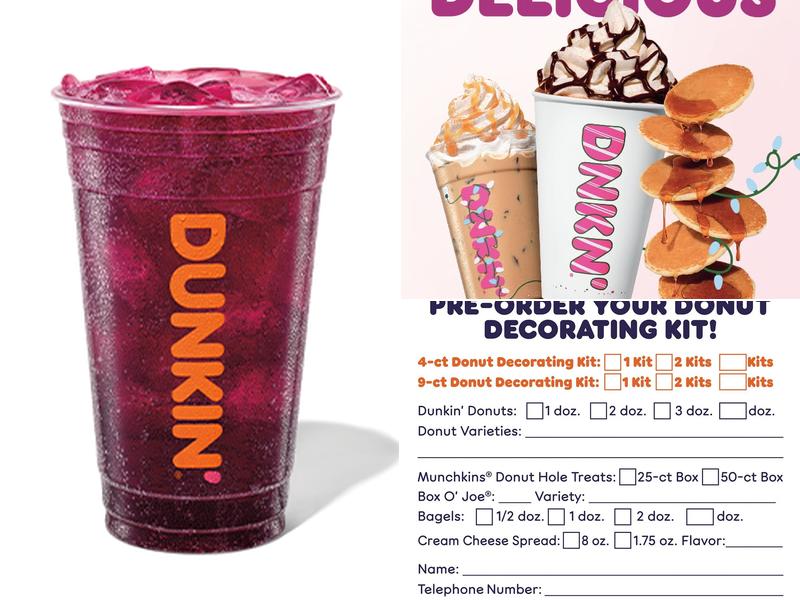 Dunkin' Menu