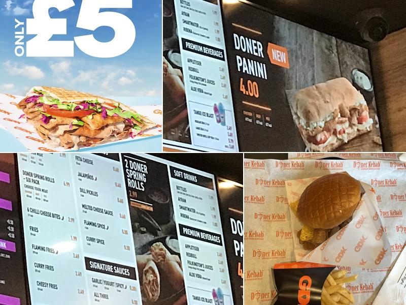 German Doner Kebab Menu