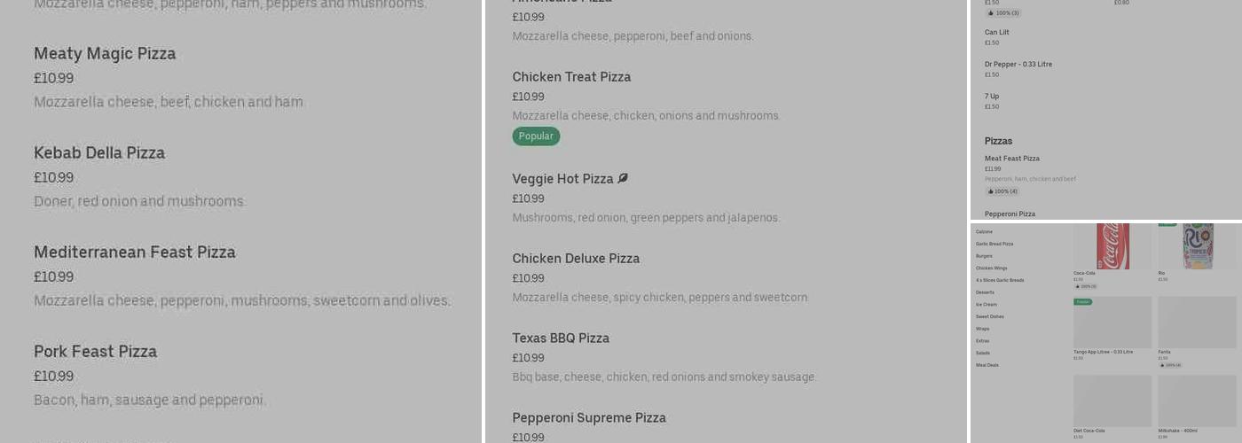 Chicken Delicious Menu