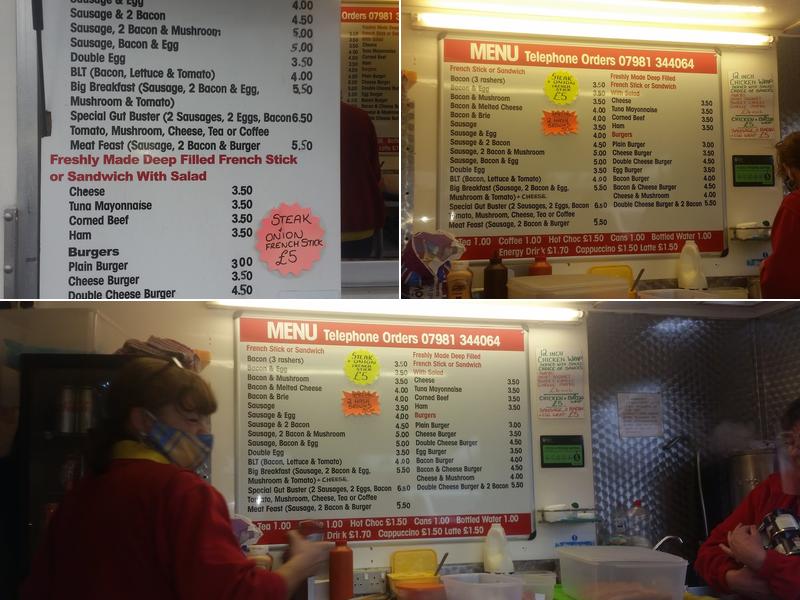 Wincheap Food Wagon Menu