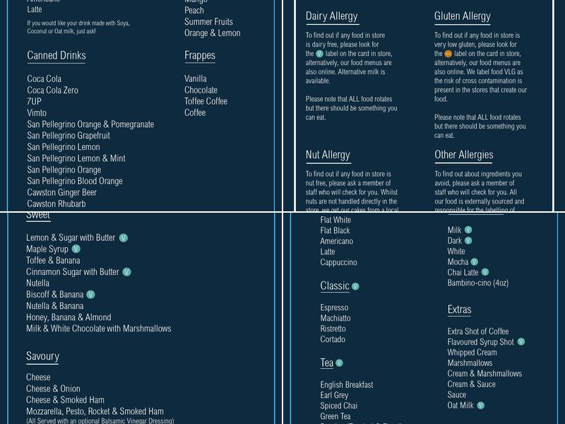 HatHats Coffee Barista Academy (Canterbury) Menu