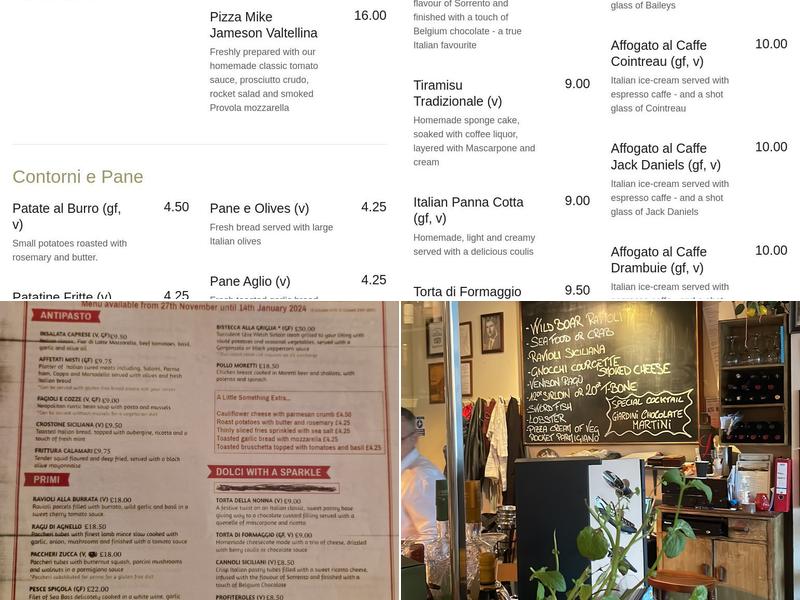 Giardini di Sorrento Menu