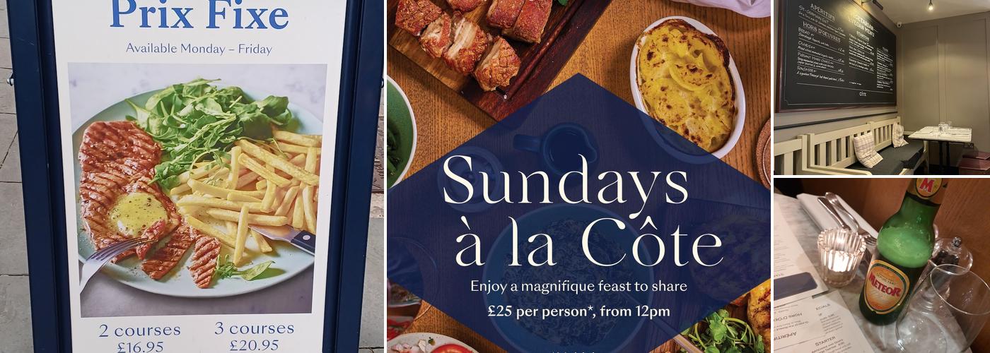 Côte Cardiff Central Menu