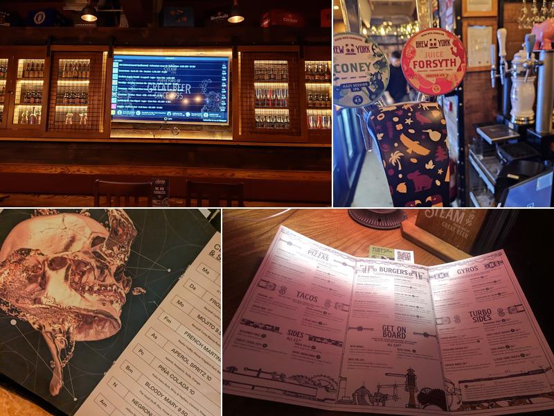 The Head of Steam Cardiff Menu