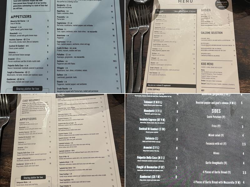 Pizzeria Villaggio Menu
