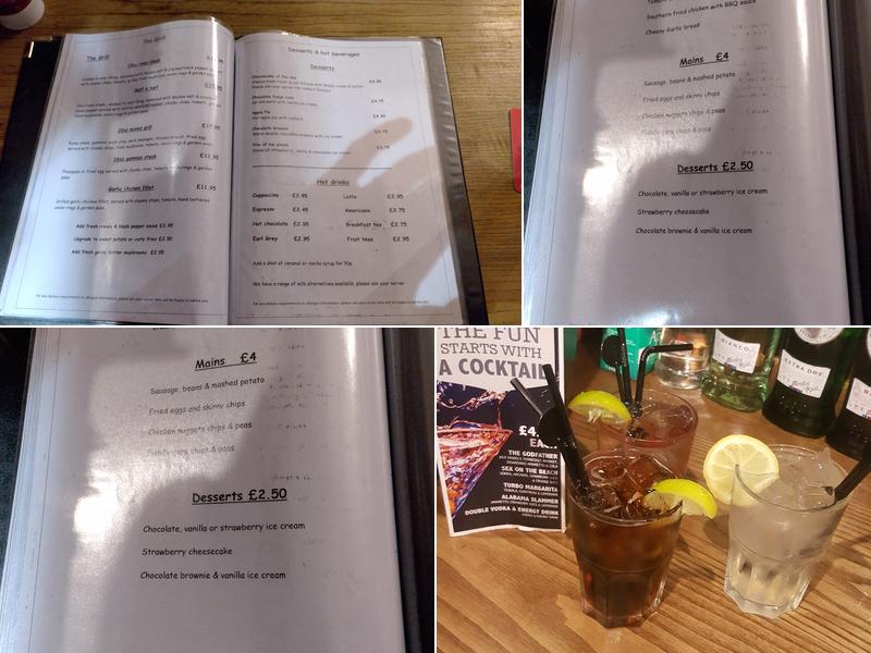 New Inn Menu