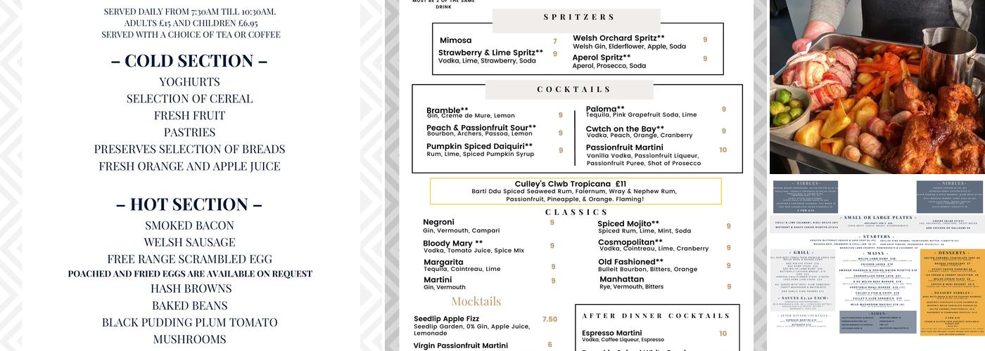 Culley's Kitchen & Bar Menu