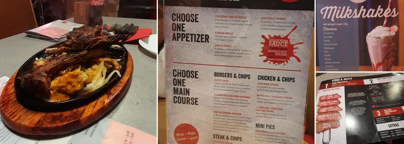 Steakout Cardiff Menu