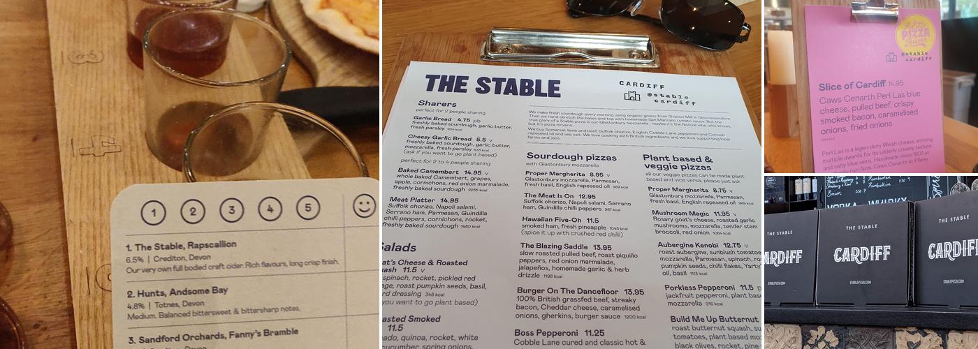 The Cardiff Stable Menu