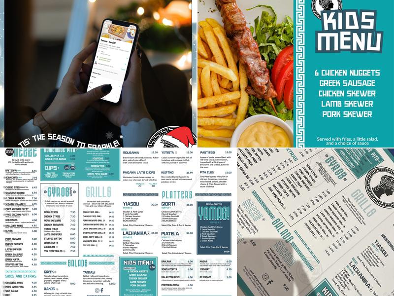 Yamas Restaurant Cardiff Menu