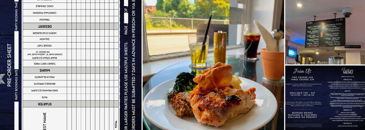 North Star Cardiff Menu