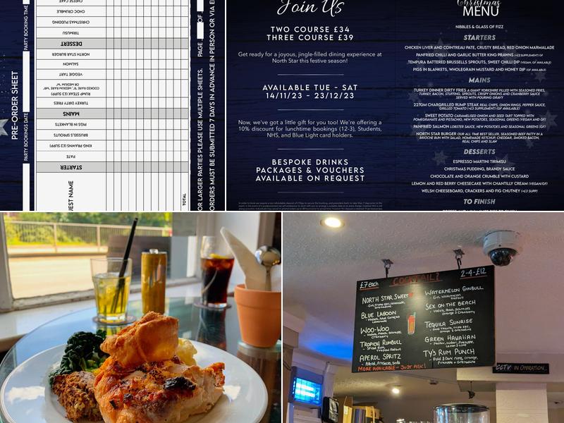 North Star Cardiff Menu