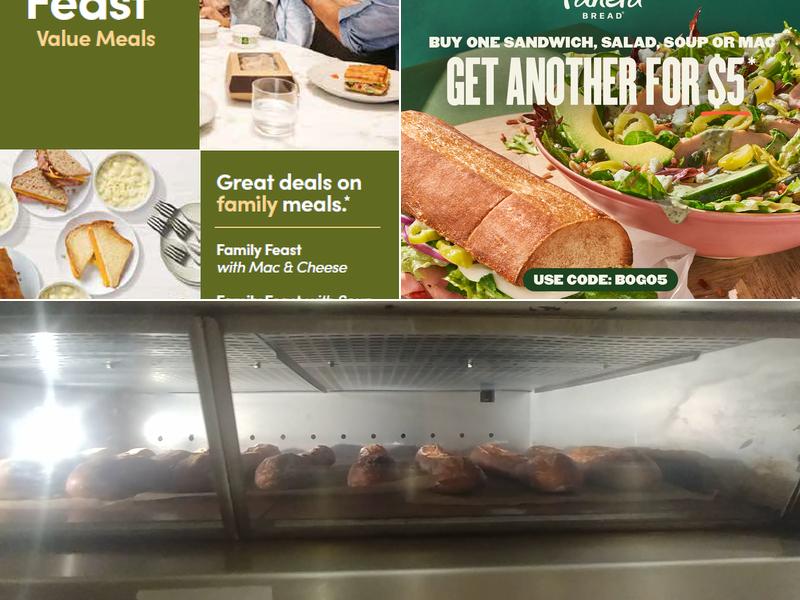 Panera Bread Menu
