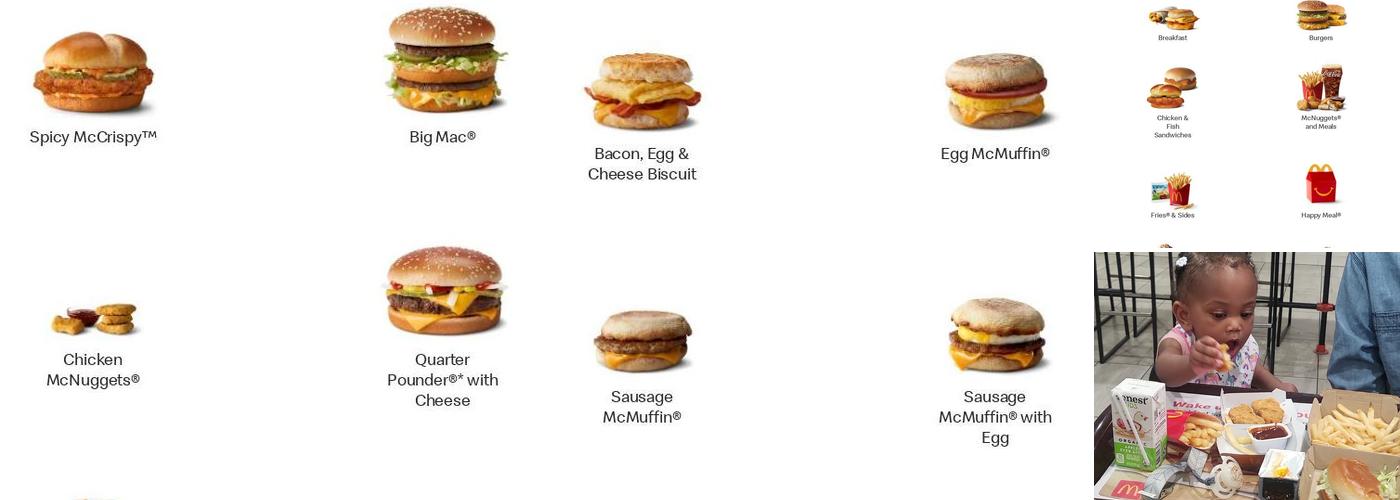 McDonald's Menu