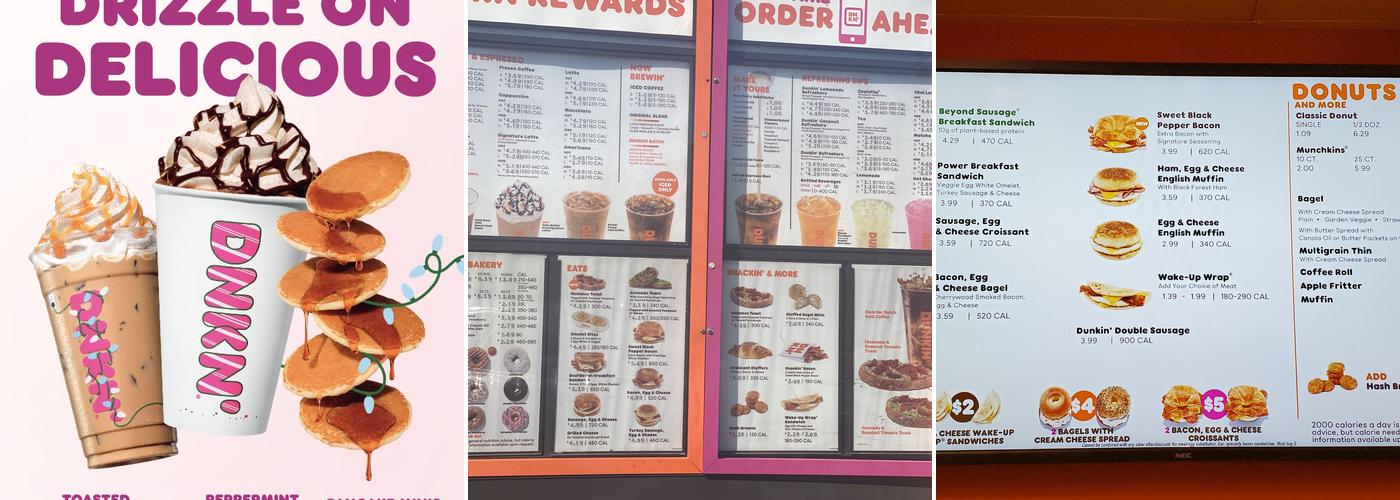Dunkin' Menu