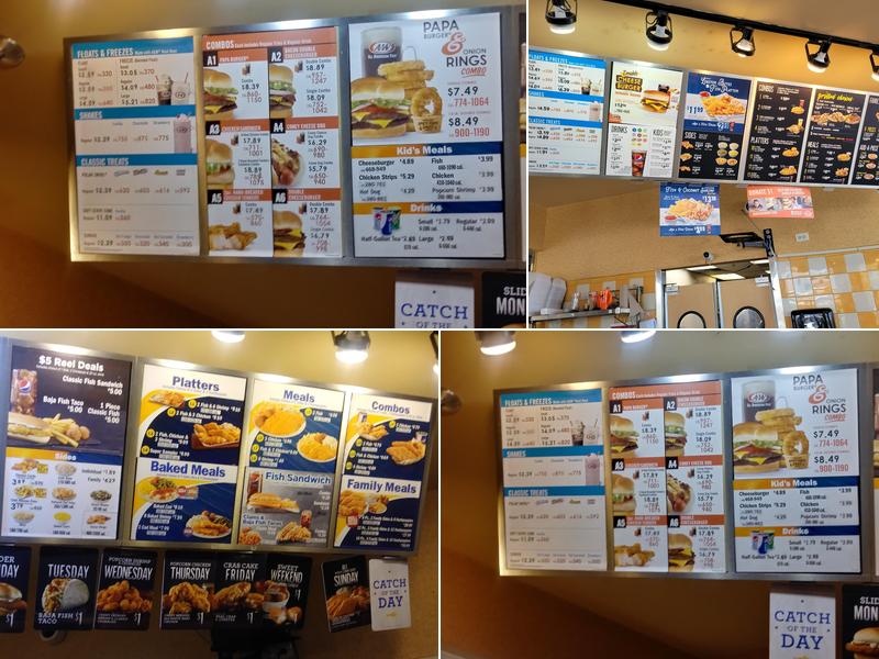 A&W Restaurant Menu