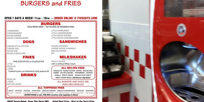 Five Guys Menu