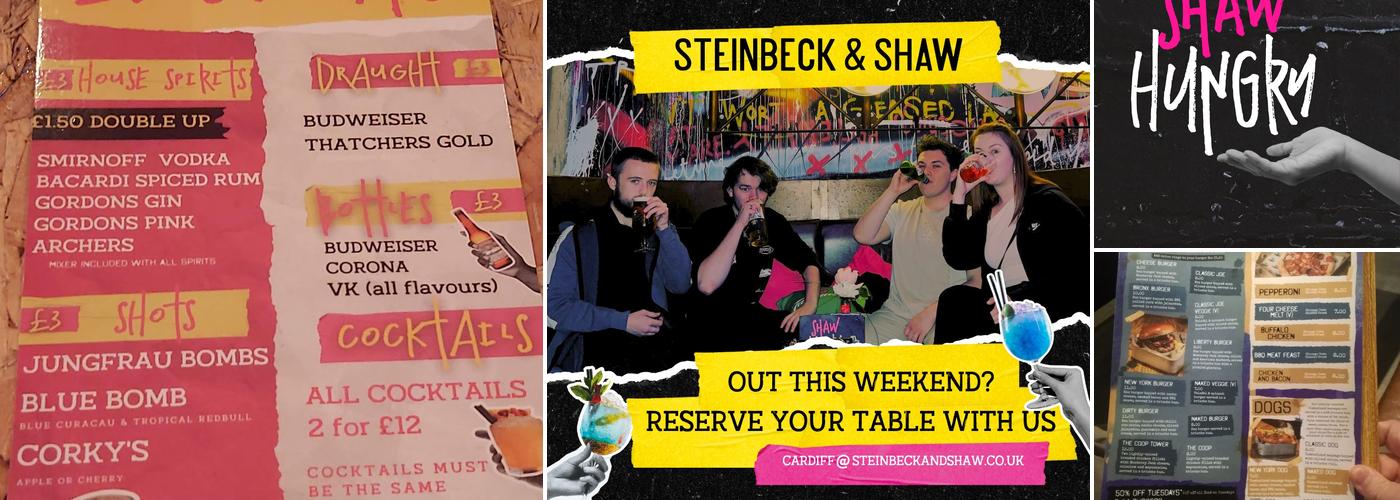 Steinbeck and Shaw Menu