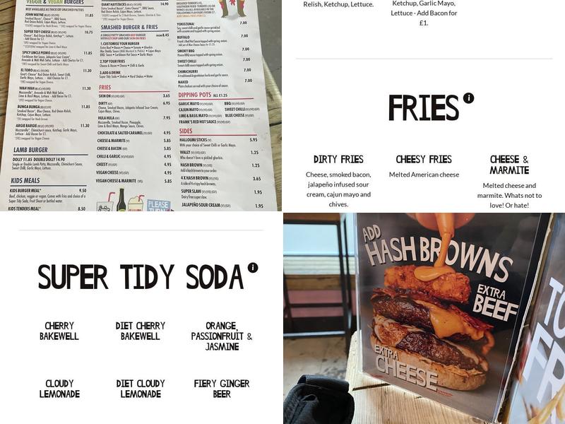 The Grazing Shed Menu