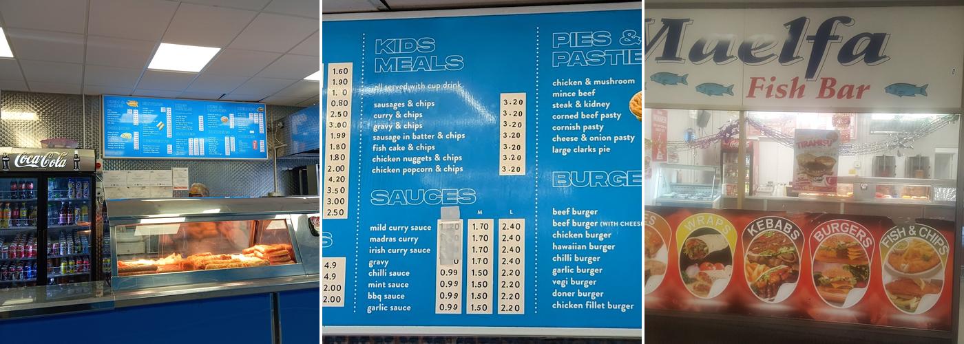 Maelfa Fish Bar Menu