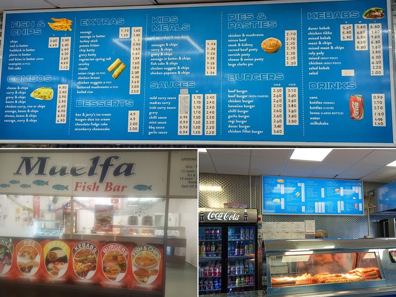 Maelfa Fish Bar Menu