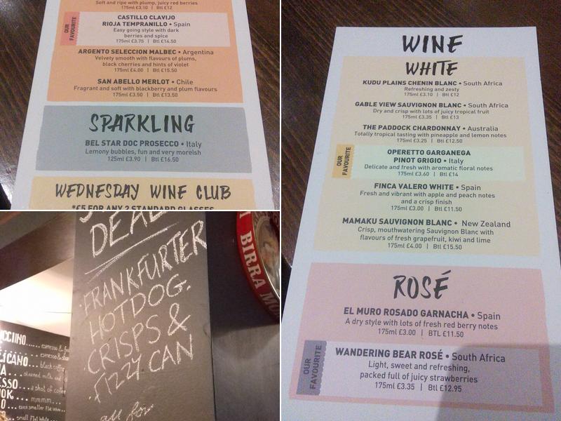 Blackweir Tavern Cardiff Menu