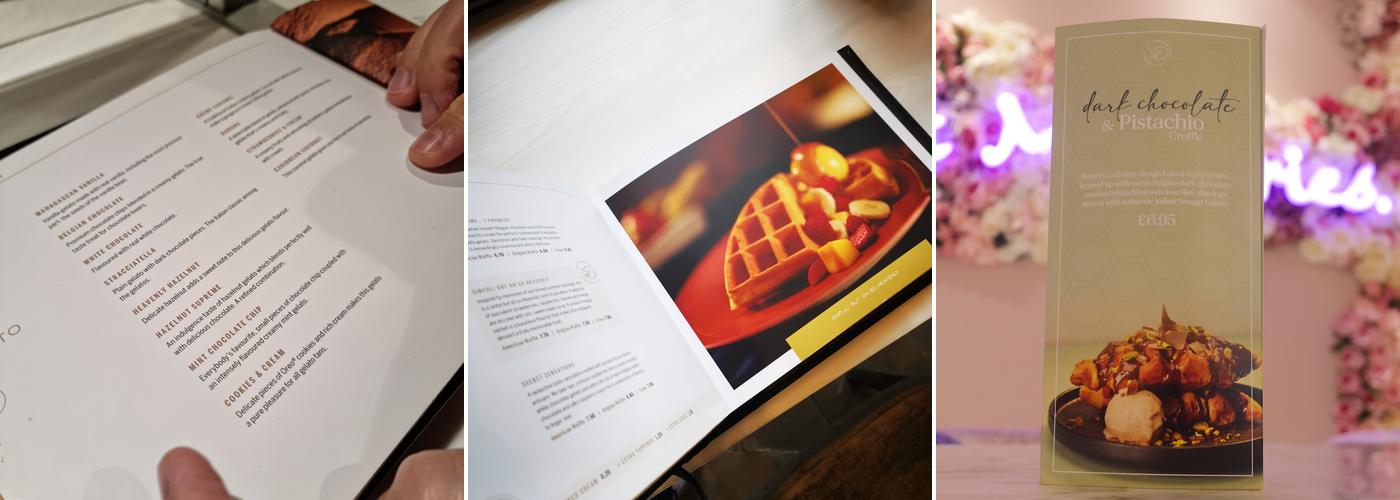 Heavenly Desserts Cardiff Menu