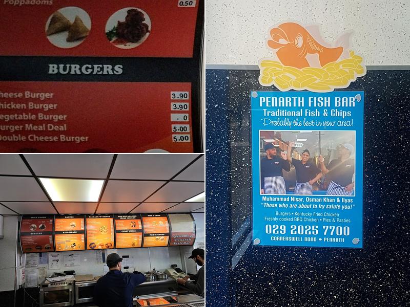 Penarth Fish Bar Menu