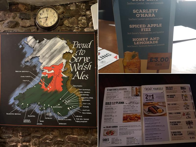 Church Inn Llanishen Menu