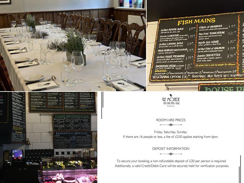 Le Monde Restaurant Cardiff Menu