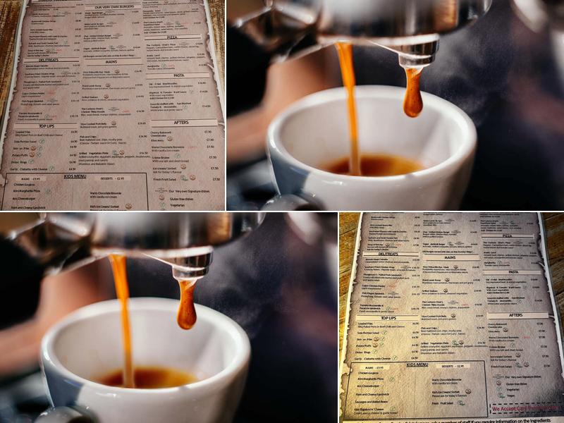 The Customs Shed Menu