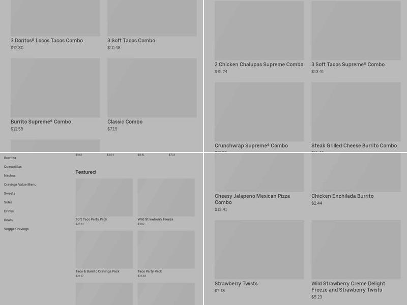 Taco Bell Menu
