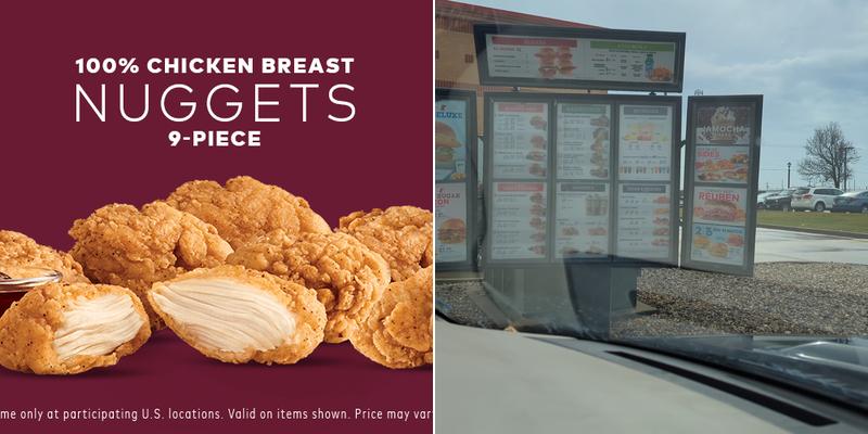 Arby's Menu