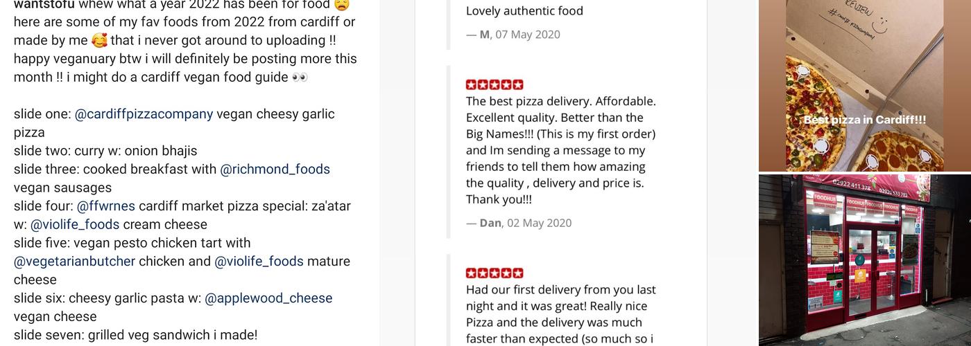 Cardiff Pizza Company Menu