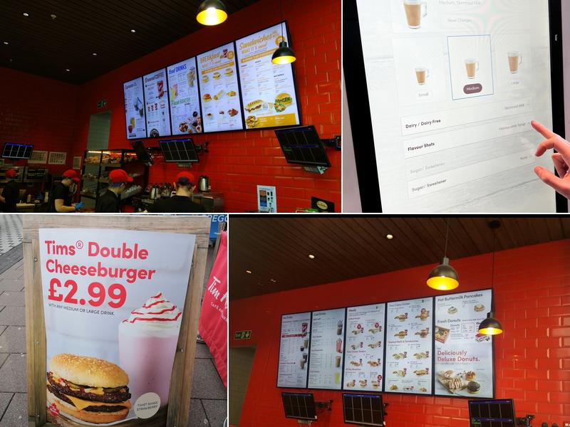 Tim Hortons Menu