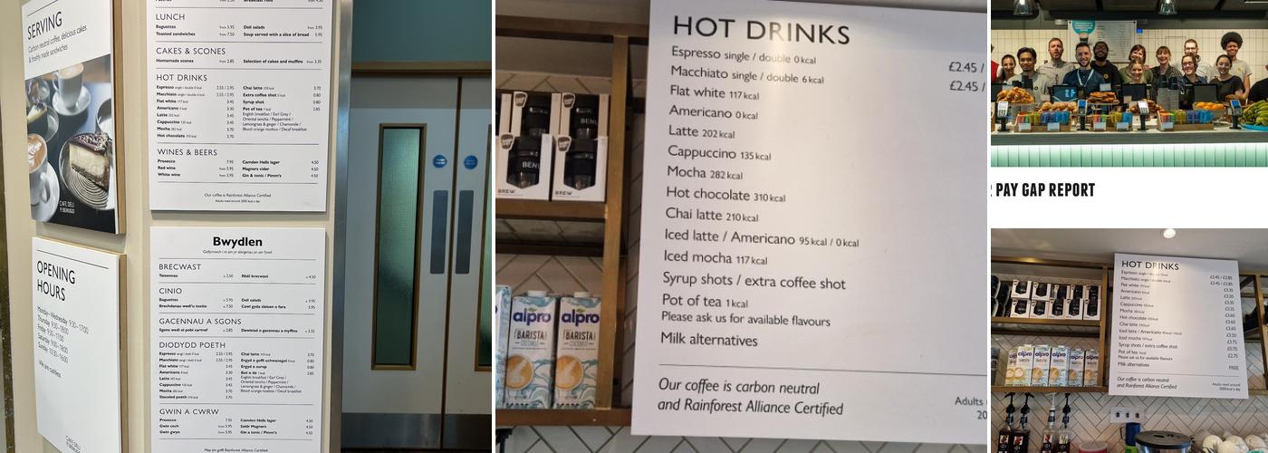 The Cafe by Benugo at John Lewis Menu