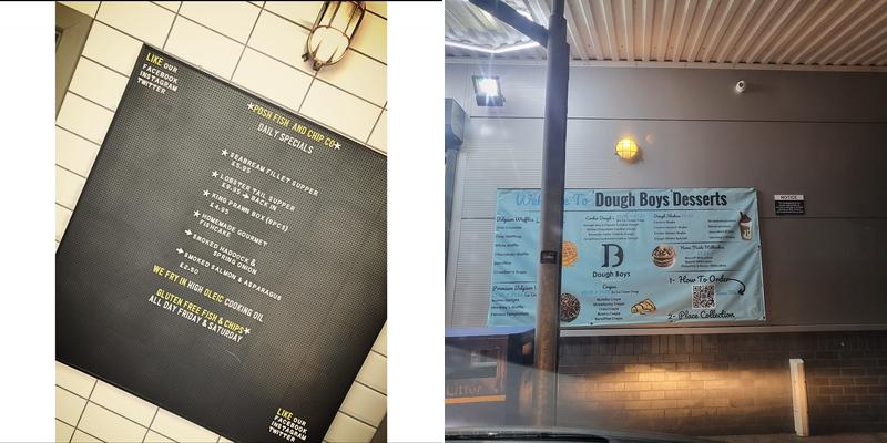 The Posh Fish And Chip Company Menu