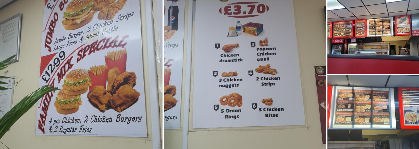 Classic Fried Chicken Menu