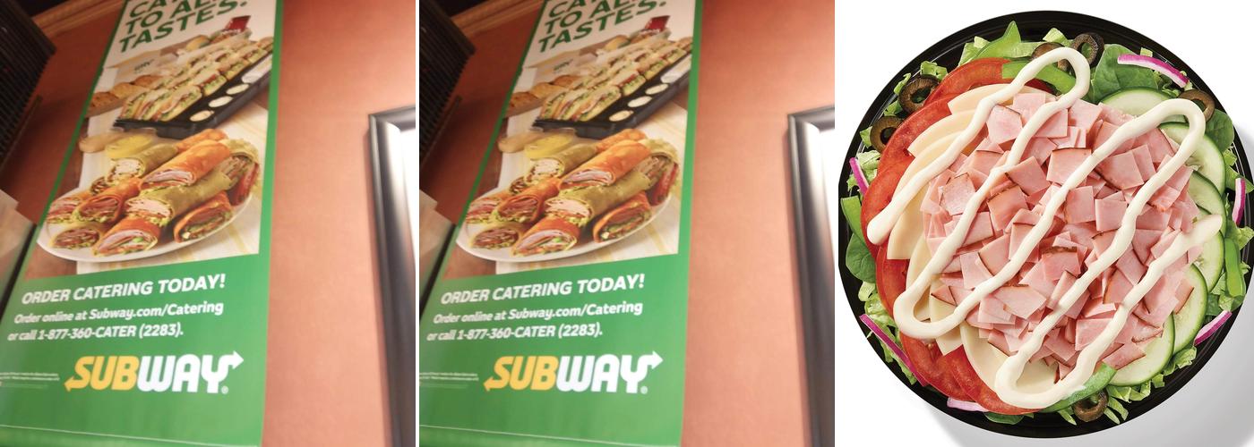 Subway Menu
