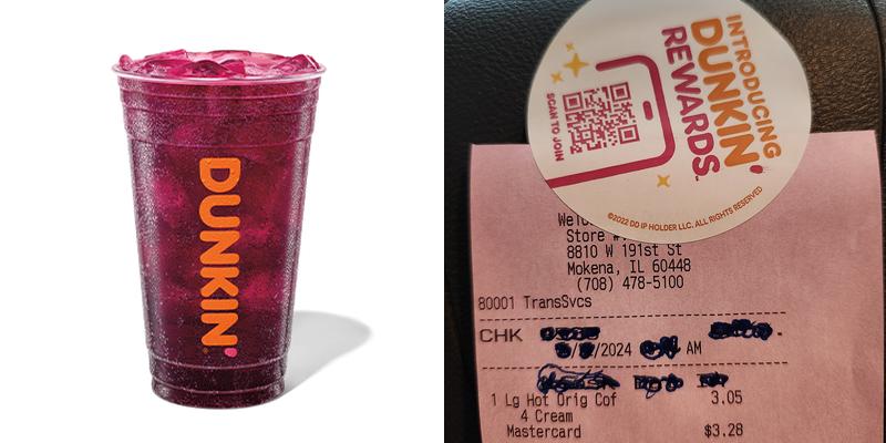Dunkin' Menu