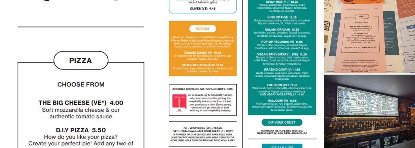 BrewDog Carlisle Menu