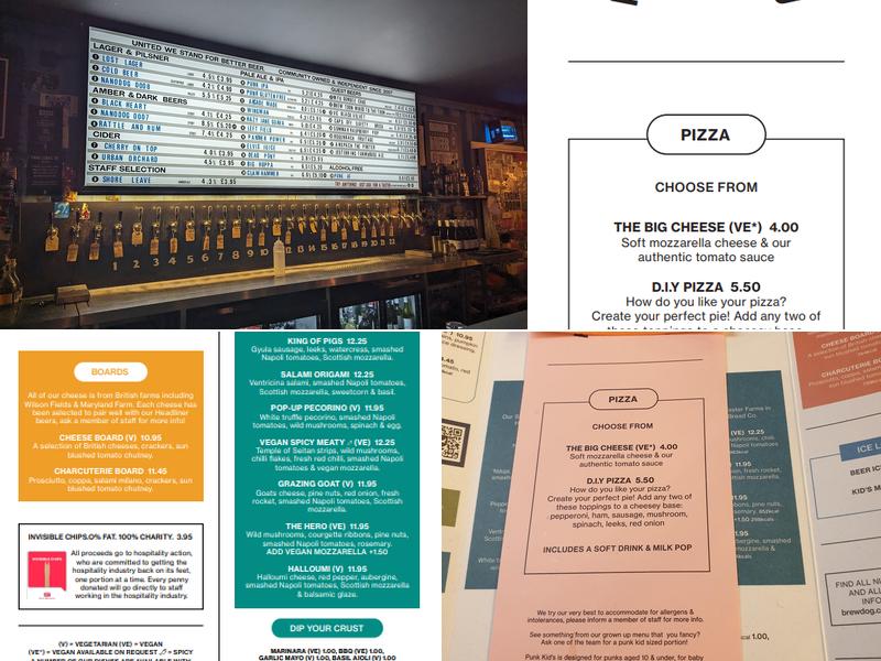 BrewDog Carlisle Menu