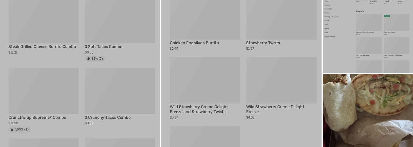 Taco Bell Menu